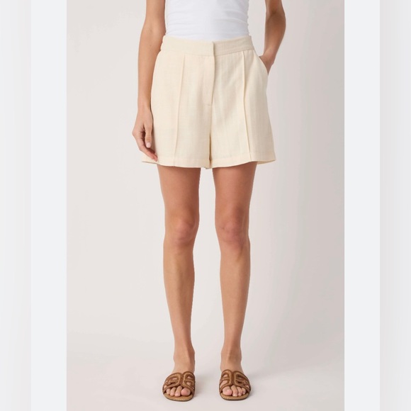 Calypso St. Barth Pants - Calypso St Barth butter yellow women’s shorts size 12